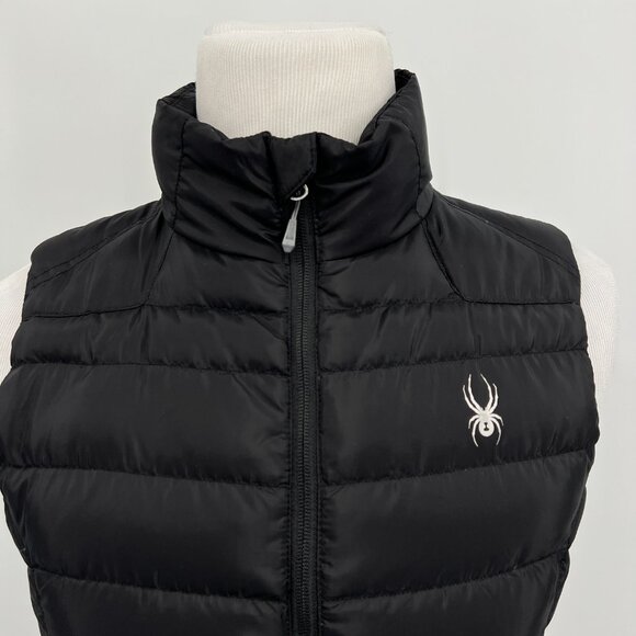 Spyder Women’s Puffer Vest Full Zip Down Insulated Active Sport M Medium - Picture 5 of 10